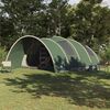 vidaXL Tunneltent met dak met opslag Groen 710 x 460 x 245 cm