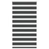 vidaXL Zebra rolgordijn 90x100 cm stofbreedte 85,9 cm zwart
