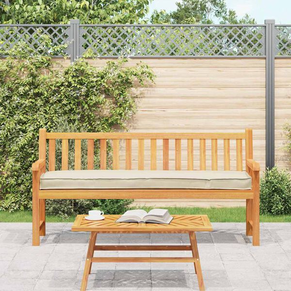 vidaXL Palet Kussen Cr&egrave;me 180 x 40 x 8 cm Oxford Stof