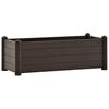 vidaXL Plantenbak verhoogd 100x43x35 cm PP mokka