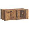 vidaXL Wandbeugel TV-kast 78,5 x 41 x 30 cm Oud hout Bewerkt hout