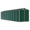 vidaXL Tuinschuur 191x810x198 cm gegalvaniseerd staal groen