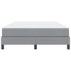 vidaXL Boxspringbed met matras Lichtgrijs 160 x 200 cm Stof