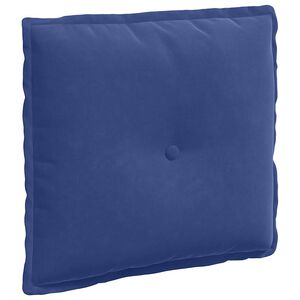 vidaXL Rugkussen Politieblauw 50 x 45 cm Katoen Stof