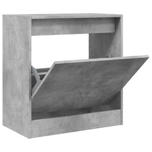 vidaXL Schoenenkast 60x34x63,5 cm bewerkt hout betongrijs