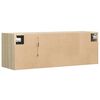 vidaXL Tv-wandmeubel met LED-verlichting 100x31x35 cm sonoma eiken