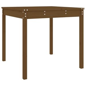 vidaXL Tuintafel 82,5x82,5x76 cm massief grenenhout honingbruin
