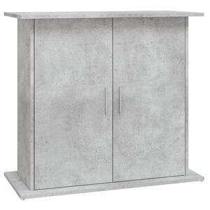 vidaXL Aquariumstandaard Betongrijs 81x36x73 cm Bewerkt hout