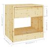 vidaXL Nachtkastjes 2 st 40x31x40 cm massief vurenhout