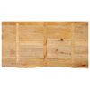 vidaXL Tafelblad met natuurlijke rand 110x60x2,5 cm massief mangohout