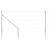 vidaXL Gecombineerd draadhek met spikes 50 x 0,8 m (B x H)