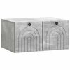 vidaXL Wandbeugel TV-kast Betongrijs 59,5 x 41 x 30 cm Bewerkt hout
