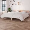 vidaXL Bedframe zonder matras massief hout 200x200 cm