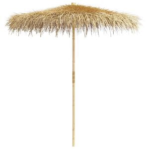 vidaXL Parasol van bamboe met dak van bananenbladeren 270 cm