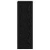 vidaXL Plantenstandaard Zwart Eiken 33 x 33 x 100 cm Bewerkt hout