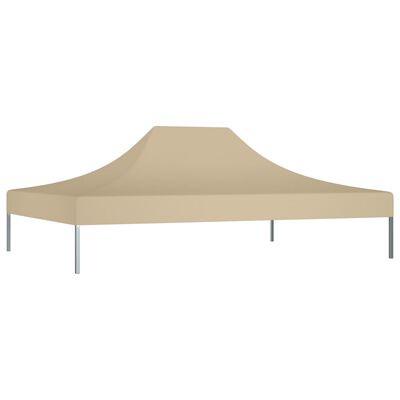 vidaXL Partytentdak 270 g/m² 4,5x3 m beige