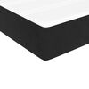 vidaXL Boxspring met matras fluweel zwart 80x200 cm