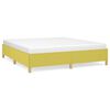 vidaXL Bedframe zonder matras 160x200 cm stof groen