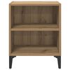 vidaXL Nachtkastje 2 pcs Artisan Eiken 40 x 30 x 50 cm Bewerkt hout