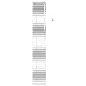 vidaXL Venetiaanse jaloezie Wit 50 x 250 cm 35 mm