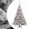 vidaXL Kunstkerstboom met kerstbal 120 cm 150 LED's Warmwit
