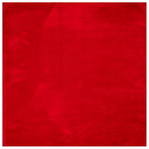 vidaXL Vloerkleed HUARTE laagpolig zacht wasbaar 160x160 cm rood