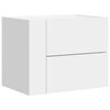 vidaXL Nachtkastjes 2 st wandgemonteerd 45x30x35 cm wit