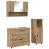 vidaXL Badkamermeubelset 3 st Artisan Eiken 76,5 x 35 x 64 cm