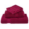 vidaXL Premium washandjes SOLUND 4 stuks Bordeaux 30x30 cm 600 g/m&sup2;