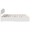 vidaXL Bedframe met hoofdeinde met lade Wit 180 x 200 cm Bewerkt hout