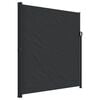 vidaXL Windscherm uittrekbaar 220x600 cm zwart