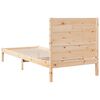 vidaXL Bedframe extra lang zonder matras massief hout 90x210 cm