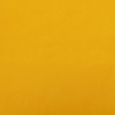 vidaXL Slaapbank 2-zits fluweel geel