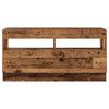 vidaXL Tv-meubel met LED 180x35x40 cm bewerkt hout oud hout