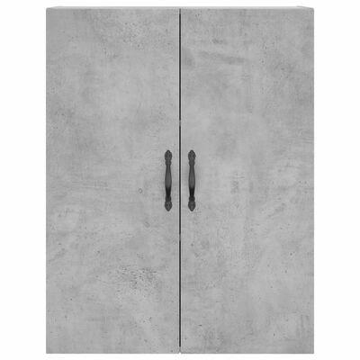 vidaXL Hoge kast 69,5x34x180 cm bewerkt hout betongrijs