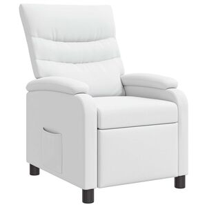 vidaXL Relaxfauteuil Wit Kunstleer