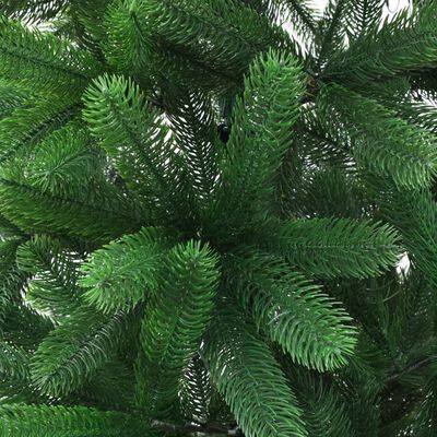 vidaXL Kunstkerstboom met levensechte naalden 210 cm groen