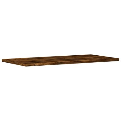 vidaXL Wandschappen 4 st 60x20x1,5 cm bewerkt hout gerookt eikenkleur