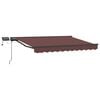 vidaXL Handmatige Luifelhouder met LED's 3 x 2 m