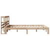 vidaXL Bedframe met hoofdbord massief grenenhout 160x200 cm