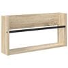 vidaXL Tijdschrift Rek Sonoma Eiken 60 x 12 x 30 cm Bewerkt hout