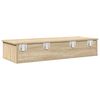 vidaXL Wandschap met lades 100x37,5x19 cm bewerkt hout sonoma eiken