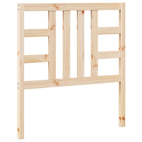 vidaXL Hoofdbord 96x4x100 cm massief grenenhout