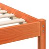 vidaXL Bedframe Wasbruin 135 x 190 cm Massief grenenhout