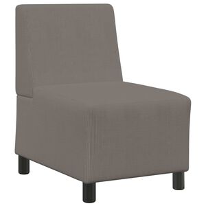 vidaXL | Modulaire Sofa Eenheid Armless | Lichtgrijs 55 x 74 x 82 cm
