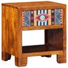 vidaXL Dressoir met lade Multikleur 40 x 35 x 45 cm Massief acaciahout