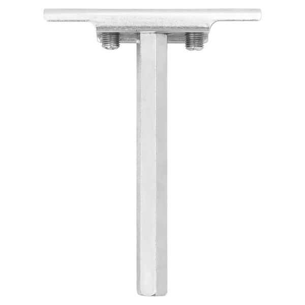 vidaXL Zwevende plankdragers 12st onzichtbaar Ø12x100 mm koolstofstaal