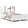 vidaXL Bedframe zonder matras massief grenenhout wit 160x200 cm