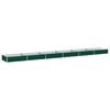 vidaXL Verhoogd Tuinbed Groen 600 x 80 x 24 cm koudgewalst stalen