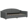 vidaXL Slaapbank 90x190 cm stof donkergrijs